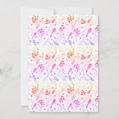 Eat Drink Be Merry Pink Christmas Potluck 招待状 (裏面)