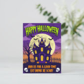 Eat Drink Be Scary Halloween Party シーズンポストカード (スタンド正面)