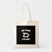 Eat Drink Be Scary Vampire Minimalist Style トートバッグ (正面)