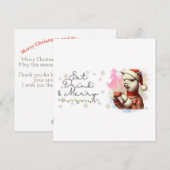 Eat Drink & Merry Christmas Card (正面/裏面)