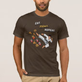Eat Fight Repeat Karate Tシャツ (正面)