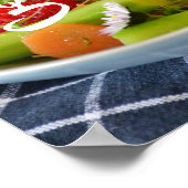 Eat Good Feel Good// Asparagus Salad ポスター (角)