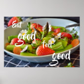 Eat Good Feel Good// Asparagus Salad ポスター (正面)