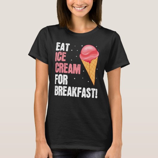 Eat Ice Cream Baker Baking Expert Bake Bakers Grap Tシャツ (正面)