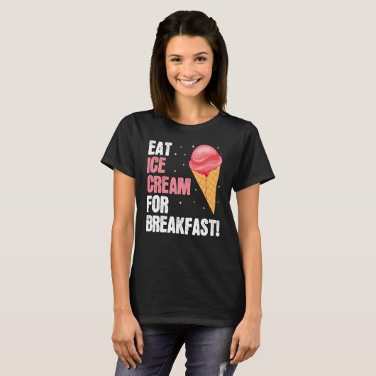Eat Ice Cream Baker Baking Expert Bake Bakers Grap Tシャツ (正面フル)