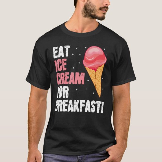 Eat Ice Cream Baker Baking Expert Bake Bakers Grap Tシャツ (正面)