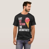 Eat Ice Cream Baker Baking Expert Bake Bakers Grap Tシャツ (正面フル)