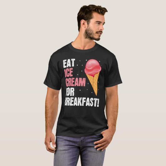 Eat Ice Cream Baker Baking Expert Bake Bakers Grap Tシャツ (正面フル)