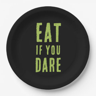 Eat If You Dare   スパイシーでおかしいハロウィンパーティー ペーパープレート
