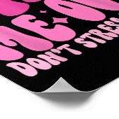 Eat Me Out Don’t Stress Me Out Apparel ポスター (角)