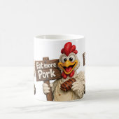 Eat More Pork コーヒーマグカップ (中央)