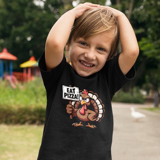 Eat Pizza, Fun Thanksgiving turkey Tシャツ