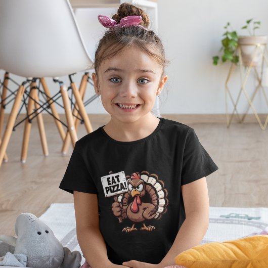 Eat Pizza, Funny Thanksgiving turkey Tシャツ