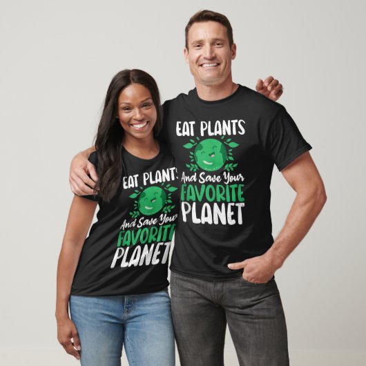 Eat Plants And Support Earths Day Save Planet Tank Tシャツ (ユニセックス)