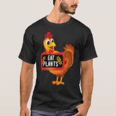 Eat Plants Vegan Vegetarian Turkey Thanksgiving_2 Tシャツ (正面)