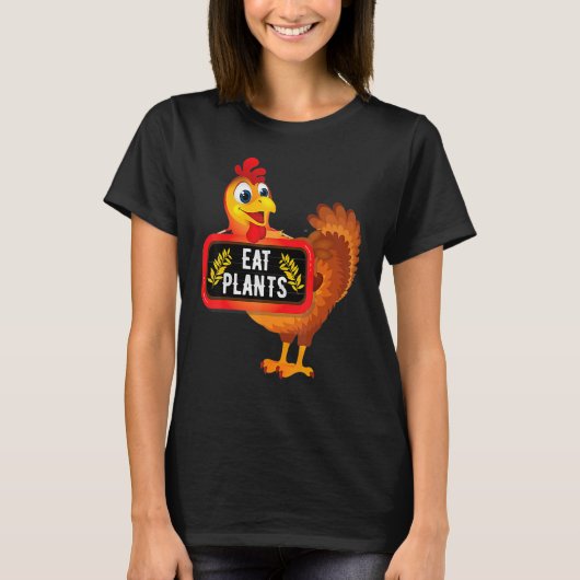Eat Plants Vegan Vegetarian Turkey Thanksgiving_2 Tシャツ (正面)