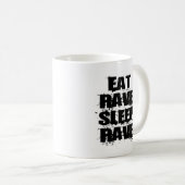 EAT-RAVE-SLEEP-RAVE、EAT-RAVE-SLEEP-RAVE コーヒーマグカップ (正面右)