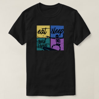 Eat seelp surf repeat tシャツ