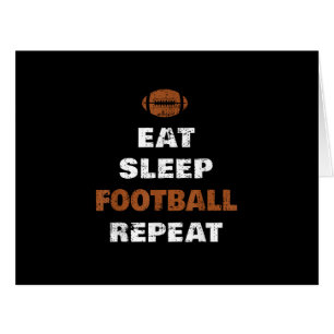 Eat Sleep フットボール Repeat 愛してる フットボール ヴィンテージ ギー