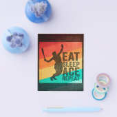 Eat Sleep Ace Repeat レトロ チラシ (シングル)