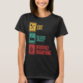 Eat Sleep Aerospace Engineering  Engineer  Graphic Tシャツ (正面)