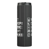 Eat Sleep Anime Play Repeat Otaku Anime Lifestyle タンブラー (裏面)