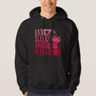 Eat Sleep Anime Repeat - Anime Lovers Gifts Idea G パーカ