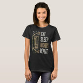 Eat Sleep Archery Repeat  Camouflage Bow USA Funny Tシャツ (正面フル)