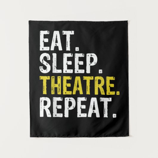 Eat Sleep Atre Repeat アクター プレゼント タペストリー (正面)