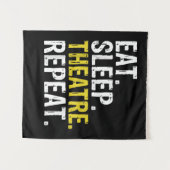 Eat Sleep Atre Repeat アクター プレゼント タペストリー (正面(横))
