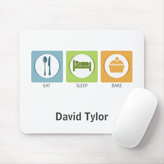 Eat Sleep Bake! マウスパッド (マウス)