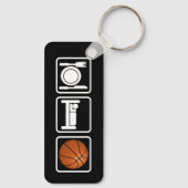 Eat, Sleep, Basketball キーホルダー (裏面)