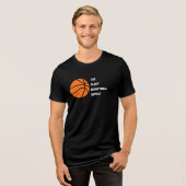 Eat Sleep Basketball Repeat on Unisex  トライブレンドＴシャツ (正面全面)