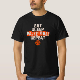 Eat, Sleep, Basketball, Repeat Tシャツ