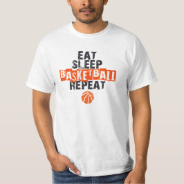 Eat, Sleep, Basketball, Repeat Tシャツ