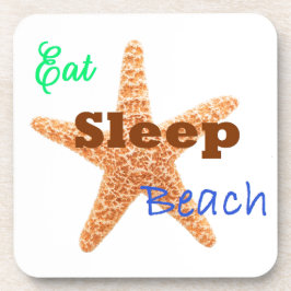 Eat Sleep Beach - コースター