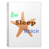 Eat Sleep Beach - ノート (正面)