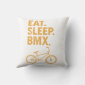 Eat, Sleep, BMX クッション (裏面)