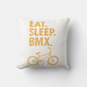 Eat, Sleep, BMX クッション (正面)