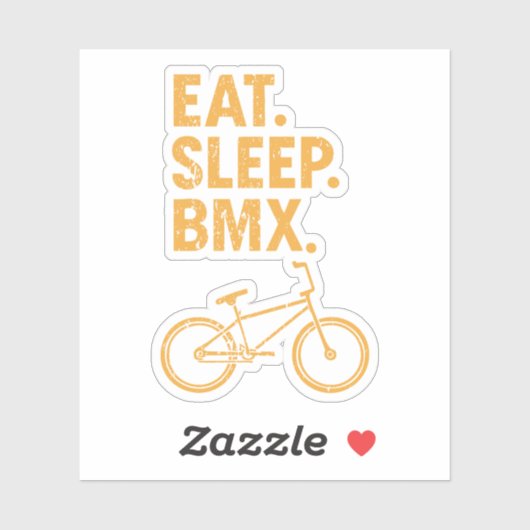 Eat, Sleep, BMX シール (シート)