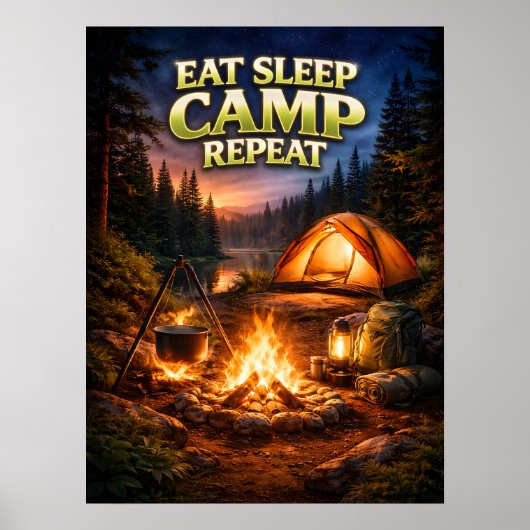 Eat Sleep Camp 炎 ポスター (正面)