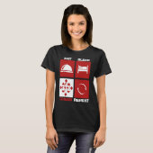 Eat Sleep Chess Repeat Skills Move King Knight Gam Tシャツ (正面フル)