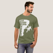 Eat Sleep Climb Repeat Tシャツ (正面フル)
