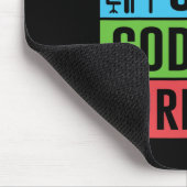 Eat Sleep Code Repeat 面白いプログラミング バックトゥスクール マウスパッド (コーナー)