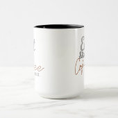 eat sleep coffee repeat マグカップ (中央)