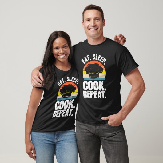 Eat Sleep Cook Expert Chef Cooking Lover Culinary  Tシャツ (ユニセックス)