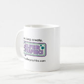 eat.sleep.creat.mug コーヒーマグカップ (正面左)
