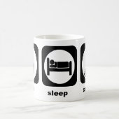 Eat-Sleep-Cricket -  コーヒーマグカップ (中央)