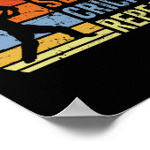 Eat Sleep Cricket Repeat - Funny Cricket Game Men  ポスター (角)