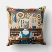 Eat.Sleep.Cross Stitch.Repeat- Gift for Stitchers  クッション (裏面)